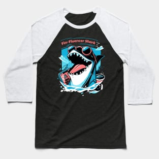 The Fin-Fluencer | A Shark T-Shirt Baseball T-Shirt